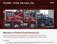 Tablet Screenshot of fischertruckservice.com